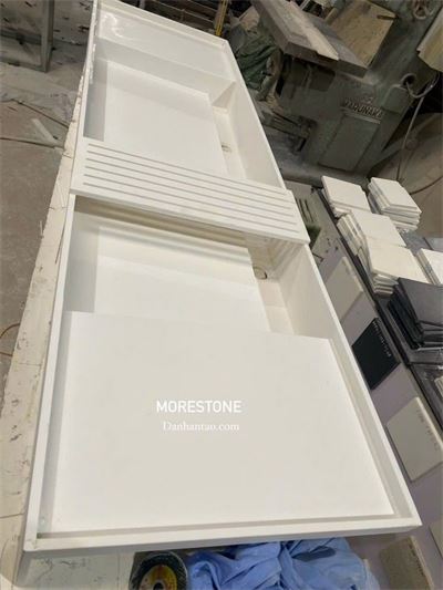 * Tạo Dựng Phòng Tắm Hiện Đại Với Đá Lavabo MoreStone