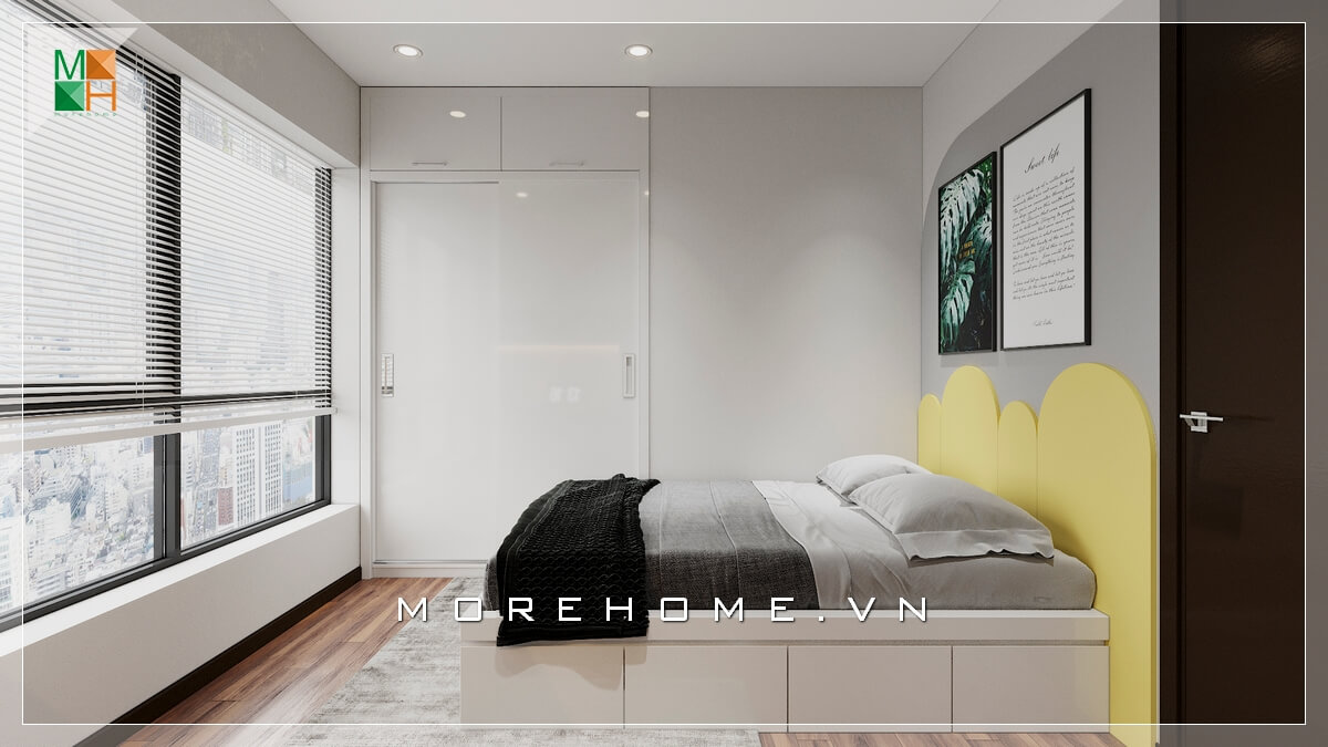 Tuyệt chiêu trang trí phòng ngủ chung cư ấn tượng| MoreHome